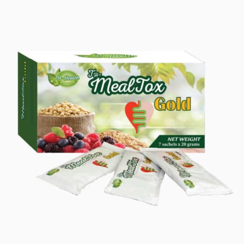 Xả Sản phẩm giảm cân, thải độc, giảm mỡ máu, cân bằng huyết áp, làm sạch đường tiêu hoá TH-Mealtox gold - Hộp 7 gói (Malaysia)